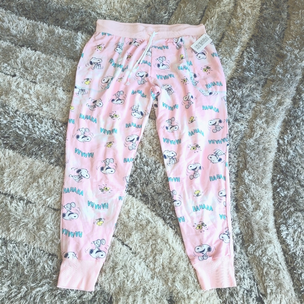 Pink Snoopy pants